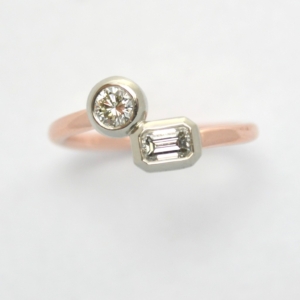rose gold diamonds